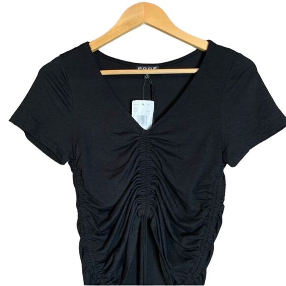 NWT! Black poof New York short sleeve top‎ - Picture 2 of 8